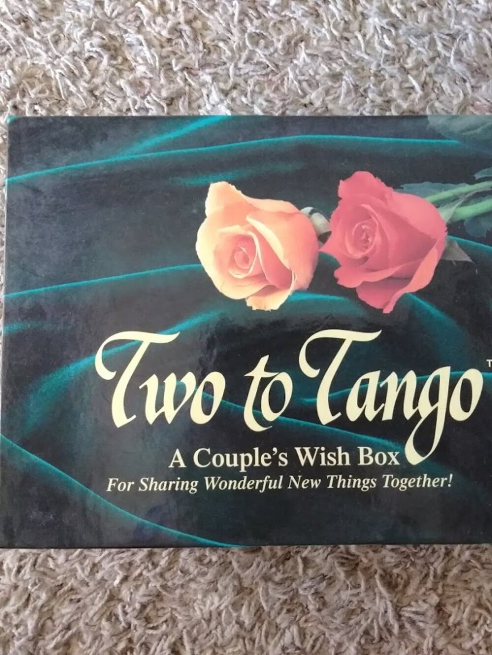 Two to Tango Game..A Couple wish box